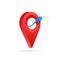 Gas station icon location. Fuel pump, fuel station location gps marker icon. Vector stock illustrtaion