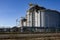 Gas tanks. LNG terminal liquefied natural gas in the city of Swinoujscie, Poland.