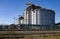 Gas tanks. LNG terminal liquefied natural gas in the city of Swinoujscie, Poland.