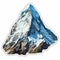 Gasherbrum Ii Mountain Sticker - Highly Detailed Realistic Die Cut Sticker