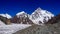 Gasherbrum massif and Baltoro glacier, K2 Base Camp, Pakistan