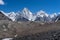 Gasherbrum massif mountain, Karakorum mountain range, K2 trek, P