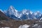 Gasherbrum massif moutain with many peak, Skardu, Gilgit, Pakistan