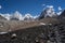 Gasherbrum mountain massif in Karakoram range, K2 trek, Pakistan