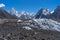 Gasherbrum mountain massif and Mitre peak, K2 trek, Gilgit Balti