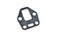 Gasket automobile paronite auto part on a white background