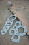 Gasket and flanges