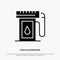 Gasoline, Industry, Oil, Drop solid Glyph Icon vector