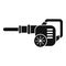 Gasoline leaf pump icon, simple style