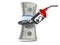 Gasoline nozzle with money