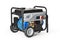 Gasoline powered, ten horsepower, emergency electric generator isolated