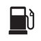 Gasoline pump icon, gas station sign, vector fuel sign