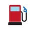 Gasoline pump illustration, gas station sign, vector fuel sign