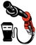 Gasoline pump nozzle