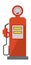 Gasoline pump vector illustration.