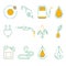 Gasoline station. Auto icons set. Electric Car. Pollution. Petrol icons set. Oil pump and petrol icons with oil drop.