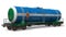 Gasoline tanker railroad car