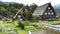 Gassho-zukuri style houses, Shirakawago Ogimachi, Honshu Island, Japan