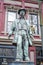 Gassy Jack statue - founder of Gastown Vancouver - VANCOUVER - CANADA - APRIL 12, 2017