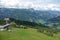 Gasteiner Valley from Fulseck mountain cable car in Austria