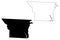 Gaston County, North Carolina State U.S. county, United States of America, USA, U.S., US map vector illustration, scribble