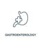 Gastroenterology icon from medical collection. Simple line element Gastroenterology symbol for templates, web design and