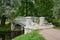 Gatchina, a bridge in the Park