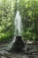 Gatchina geysers. Vertical photography, banner