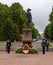 Gatchina, Russia - September 10, 2016: Monument to Russian Emperor Paul I.