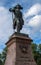 Gatchina, Russia - September 10, 2016: Monument to Russian Emperor Paul I.