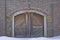 Gate of Abashiri Prison, the northernmost prison in Japan, in Abashiri, Hokkaido, Japan