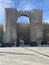 Gate of the Alcazar in the city walls of Avila