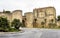 Gate of Almocabar in the Arab walls of Ronda, Malaga, Andalusia, Spain