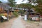 Gate of ancient village named Saiko Iyashi no Sato Nenba