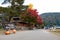 Gate of ancient village named Saiko Iyashi no Sato Nenba