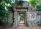 Gate at Bayon, the most notable temple at Angkor Thom, Cambodia