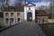 A Gate of Beguinage Bruges, Belgium.