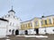 Gate Church of the Ascension Voznesenskaya and summer abbess cells in the ancient Spaso-Prilutsky monastery in Vologda