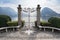 Gate in the Ciani park, Lugano, Switzerland