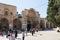 The Gate of the Cotton Merchants near to the Dome of the Rock building on the Temple Mount in the Old City in Jerusalem, Israel