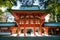 Gate of Hikawa jinja shrine, Omiya, Saitama, Japan