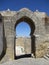 Gate in the historic wall of Medina Sidonia. Spain.