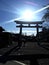 Gate of Hokoku Shrine in Osaka-jo,Japan