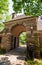 The gate house in Frick Park located in Pittsburgh, Pennsylvania, USA