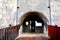 Gate in Hunedoara Castle, called Corvin Castle in Transilvania