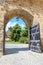 Gate inside the castle Veste Coburg