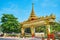 The gate of Maha Wizaya Pagoda, Yangon, Myanmar