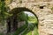 Gate in mediaeval Stefan Batory Tower, Kamianets-Podilskyi, Ukraine