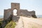 The gate of the medieval fortress on cape Kaliakra