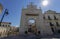 The gate named Baresana to the entrance of the city of Bitonto, province of Bari, Puglia, Italy